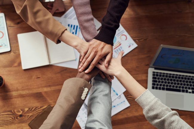 travailler en équipe lors d'un team building