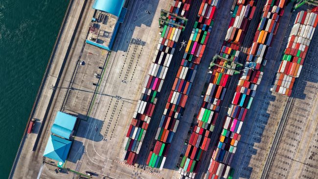 gros transport de container