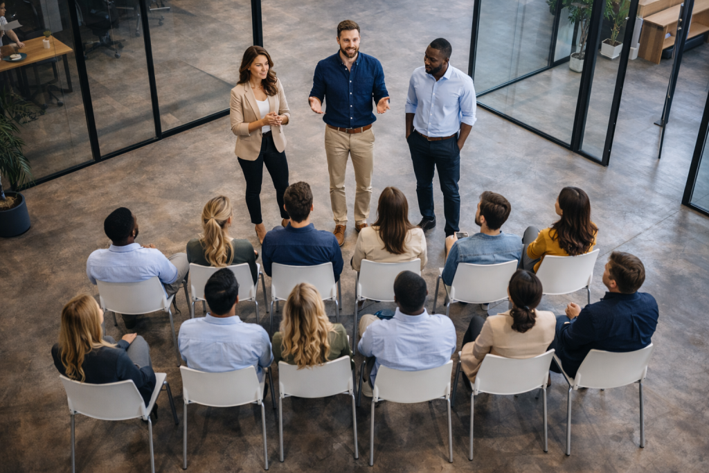 discours au sein d'un incubateur