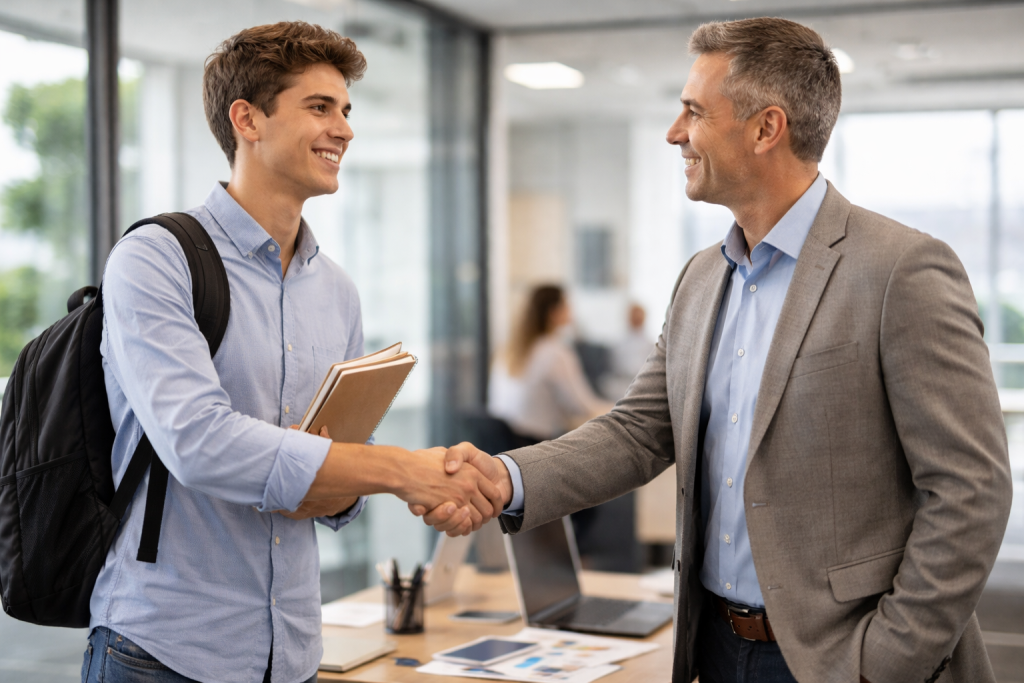 départ d'un apprenti