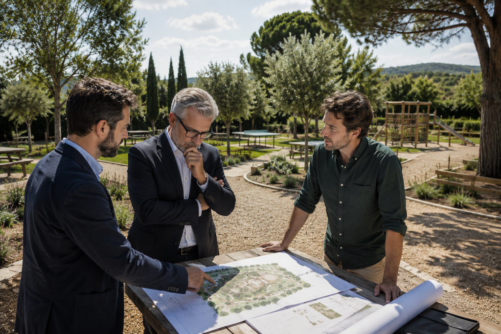 étudier la configuration du terrain