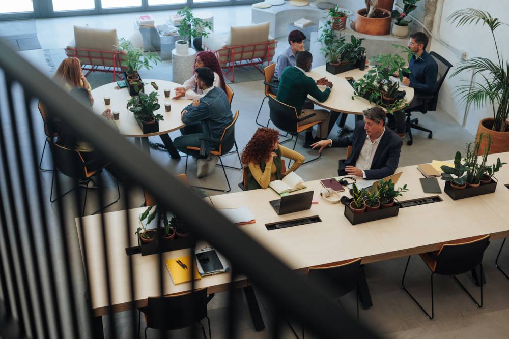 indépendants dans espace coworking Fontvieille